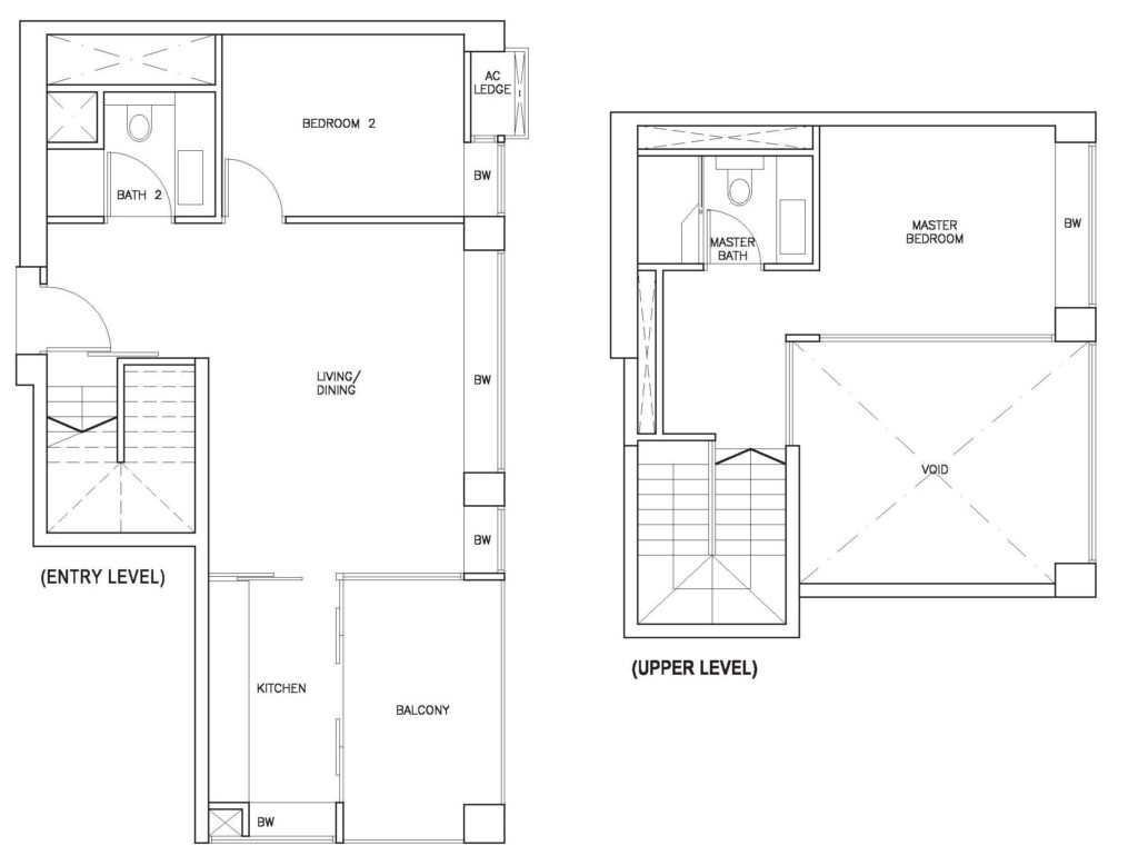 Altez - 2 BR Floor Plan