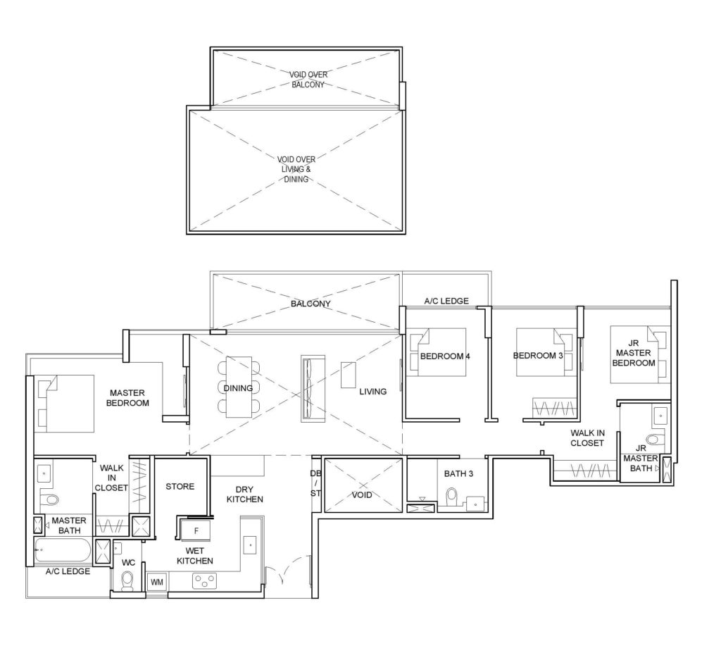 Stirling Residences - 4BR Floor Plan