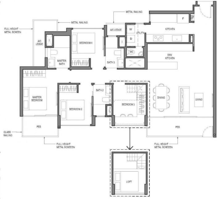 Parc Komo - 4BR Floor Plan