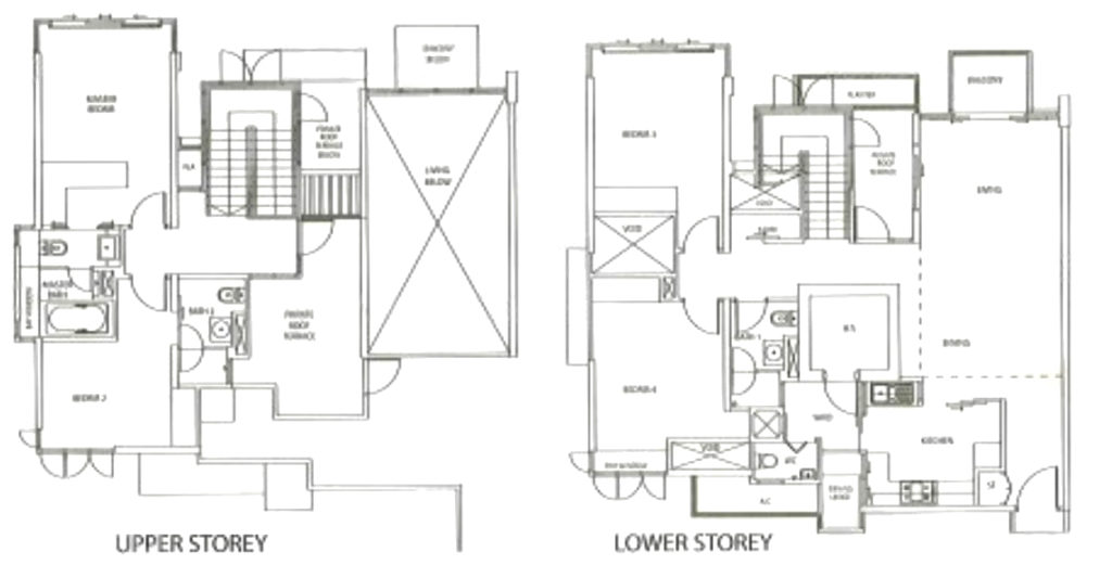 Grandeur 8 - 4 BR Floor Plan