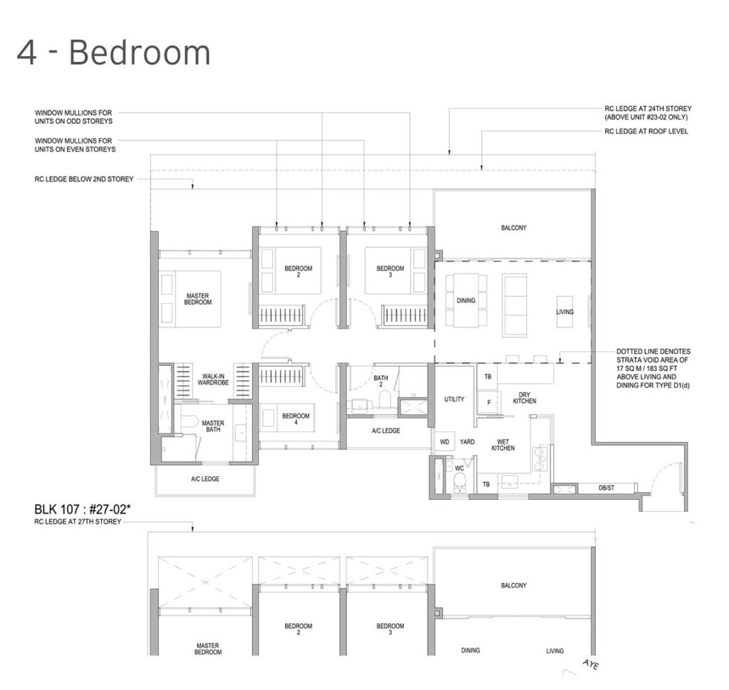 Whistler Grand - 4BR Floor Plan