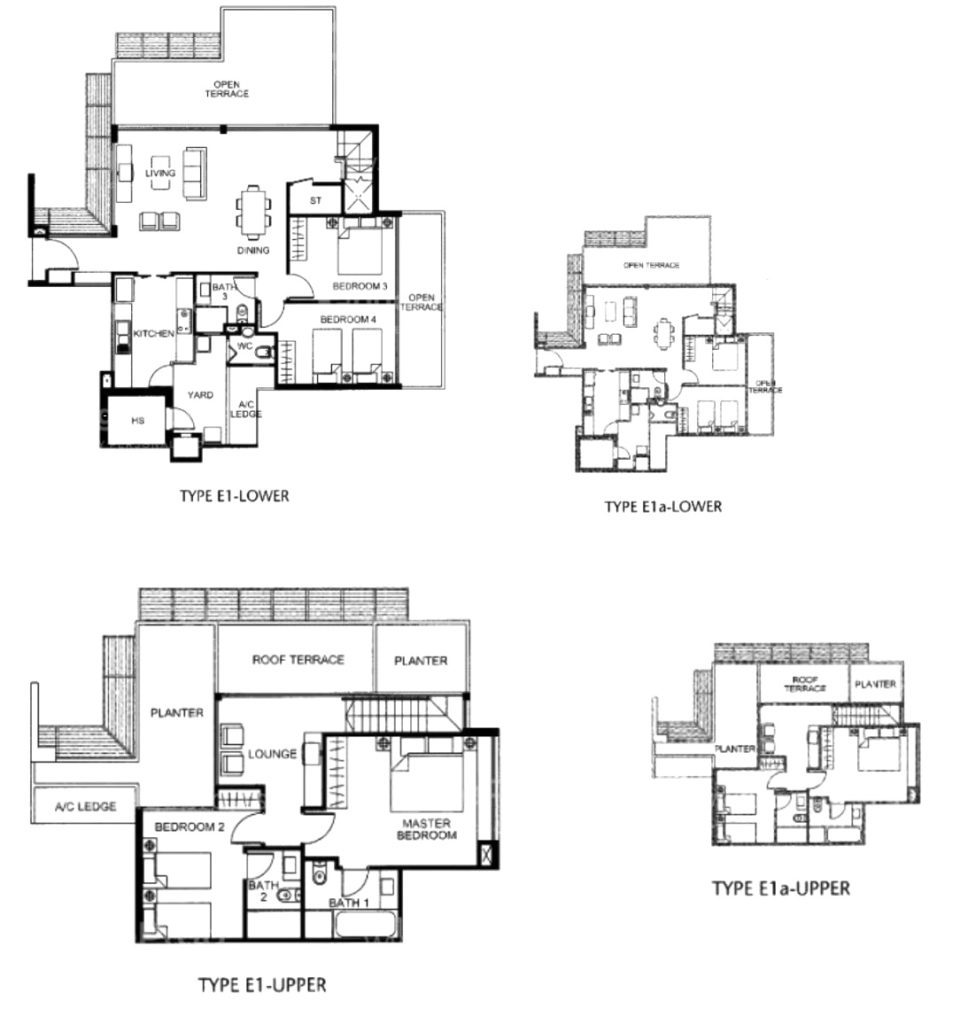 Varsity Park Condominium  - 4BR Floor Plan