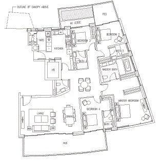 Corals at Keppel Bay - 4 BR Floor Plan